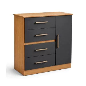 Cómoda 4 Cajones y 1 Puerta