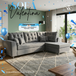 SILLON VALENTINA 2.50MTS PANA