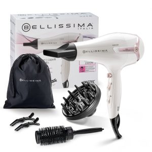 SECADOR DE PELO CON ACCESORIOS BELLISSIMA K9 2600