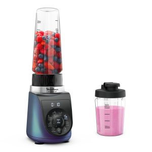 Licuadora PBL Blend Up 20T LM19H4F0 con vaso transparente y panel de control frontal.